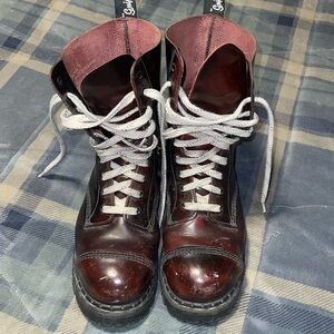 Mens Gripfast Boots Burgundy